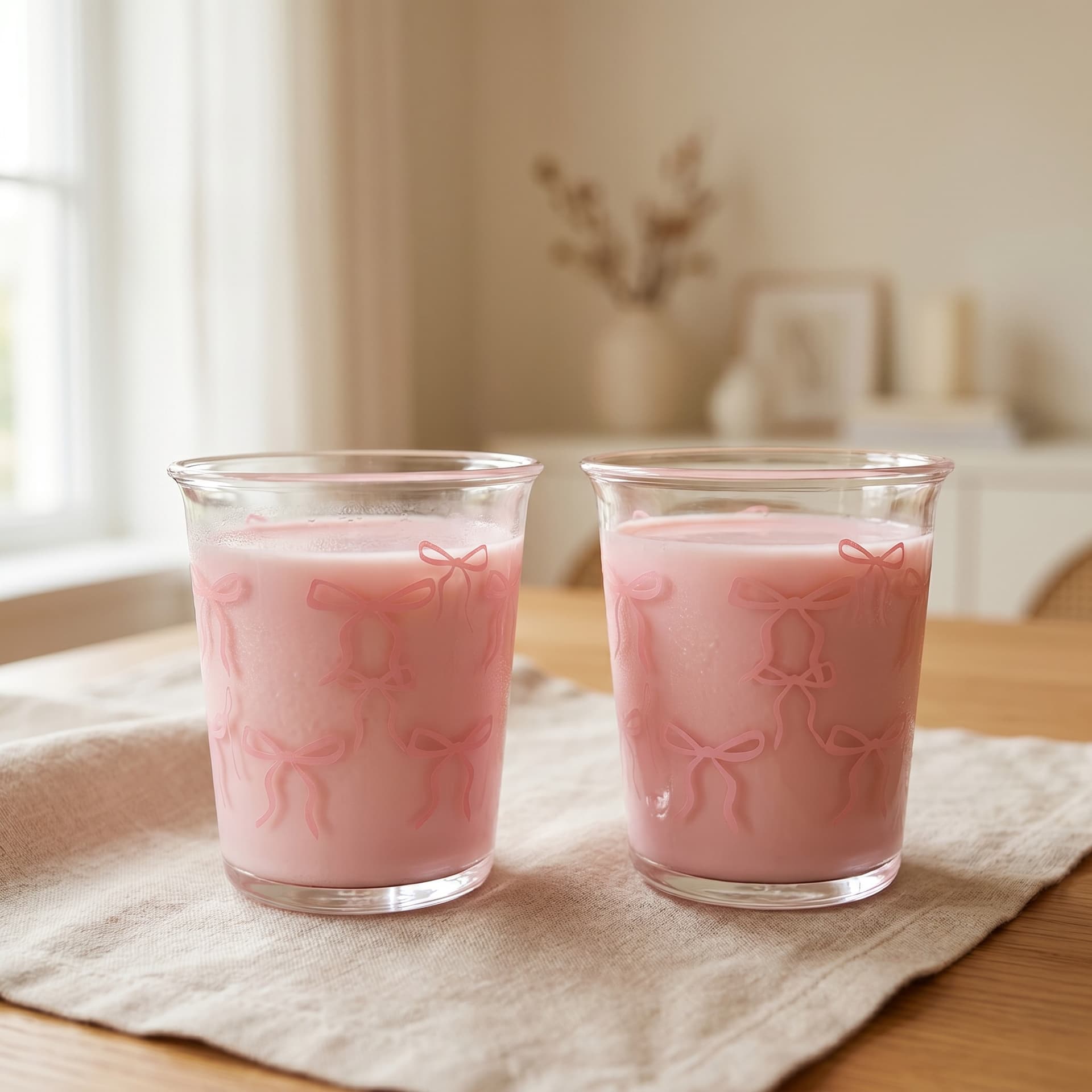 Bow Printed Glass — Set of 2 thumbnail 2