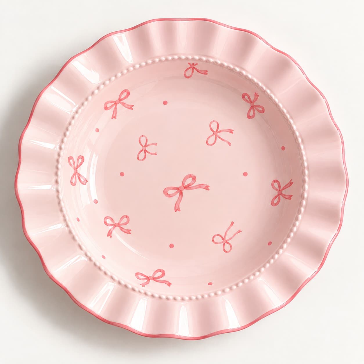 Ceramic Bowknot Plate Set of 2 thumbnail 4