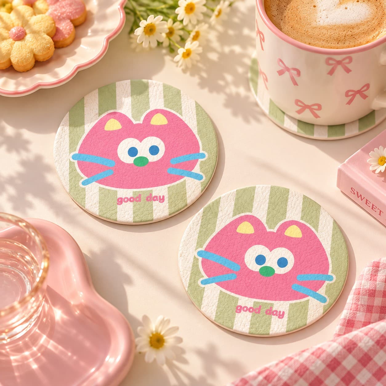 Cute Car Coasters - Set of 2 thumbnail 3