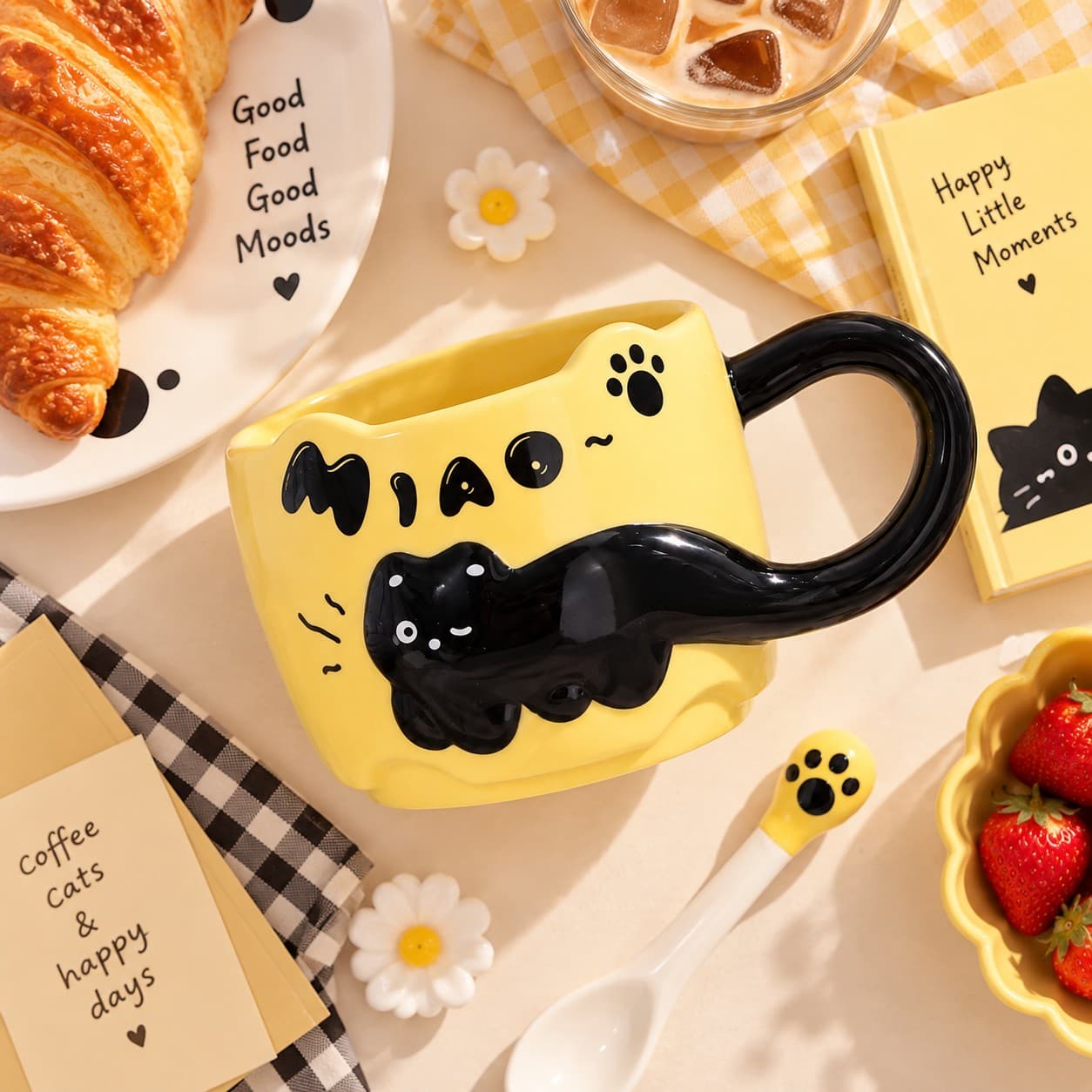 Cute Cat Cup thumbnail 3