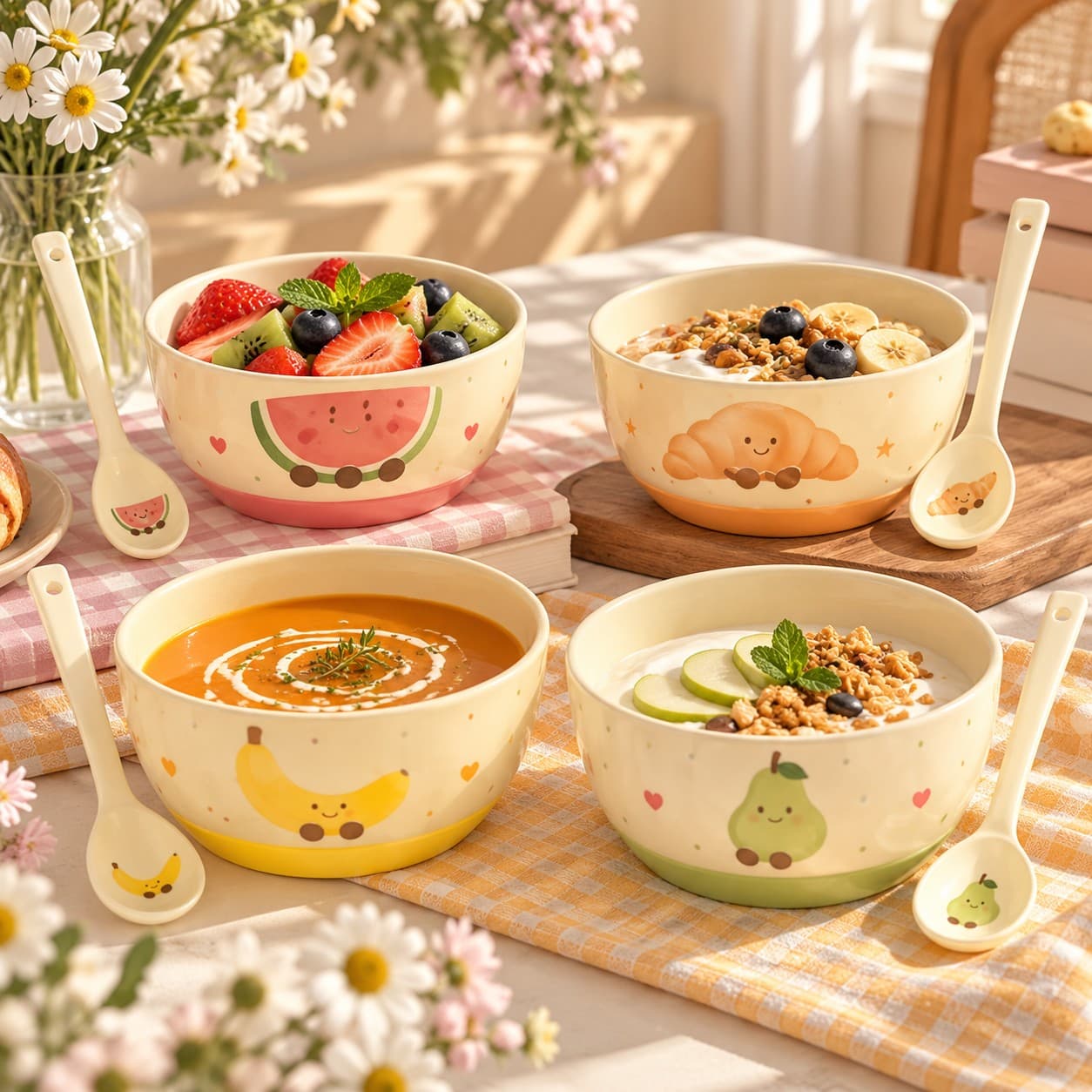 Cute Ceramic Multi Purpose Bowl thumbnail 4