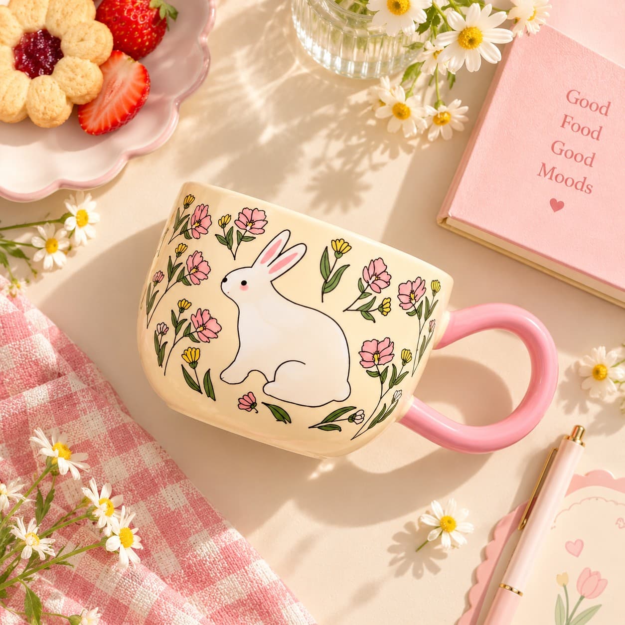 Cute Coffee Rabbit Mug by Yours Edit