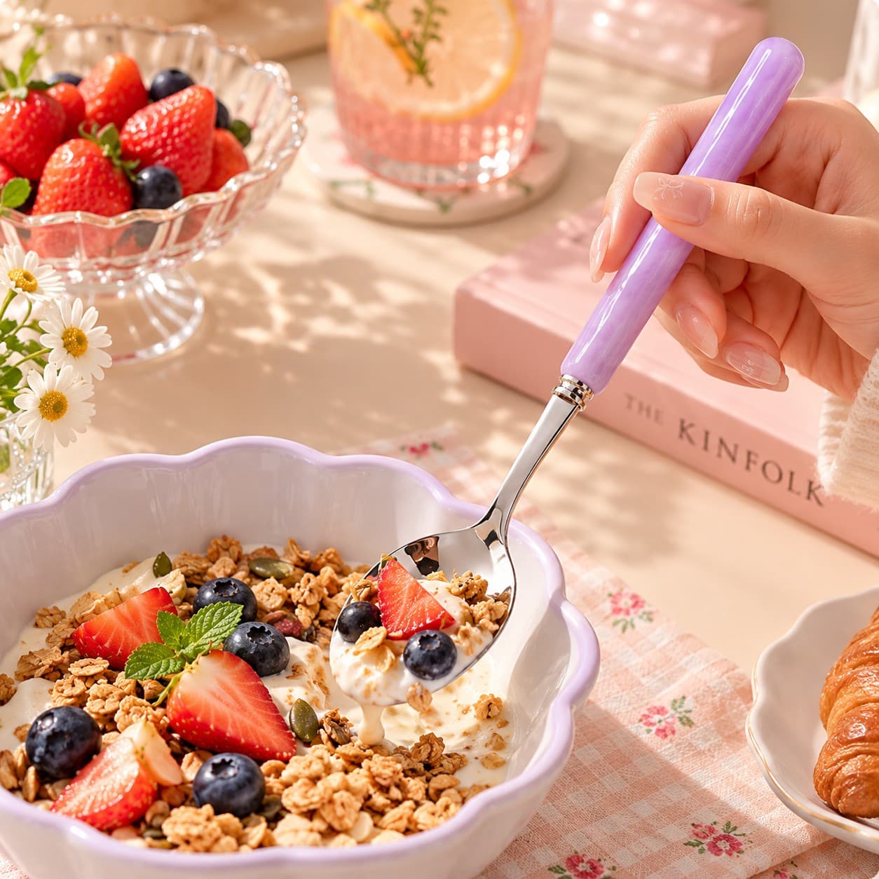 Cute Long Korean Style Spoon thumbnail 4