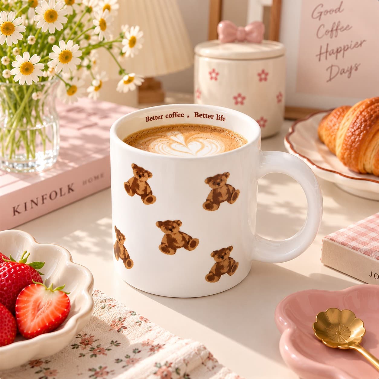 Cute Teddy Coffee Mug thumbnail 2