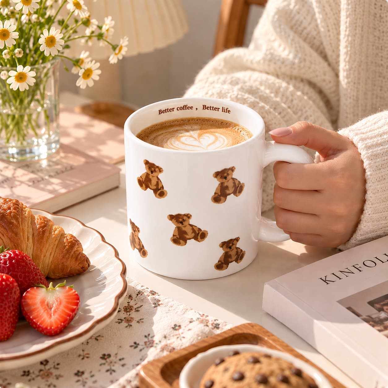 Cute Teddy Coffee Mug thumbnail 3