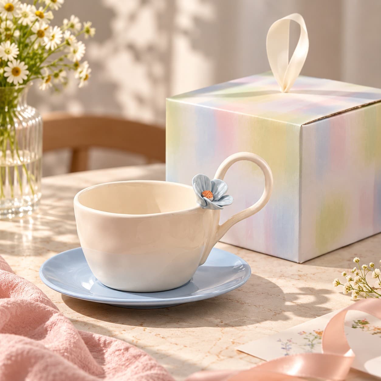 Flower Shape Ceramic Cup thumbnail 2