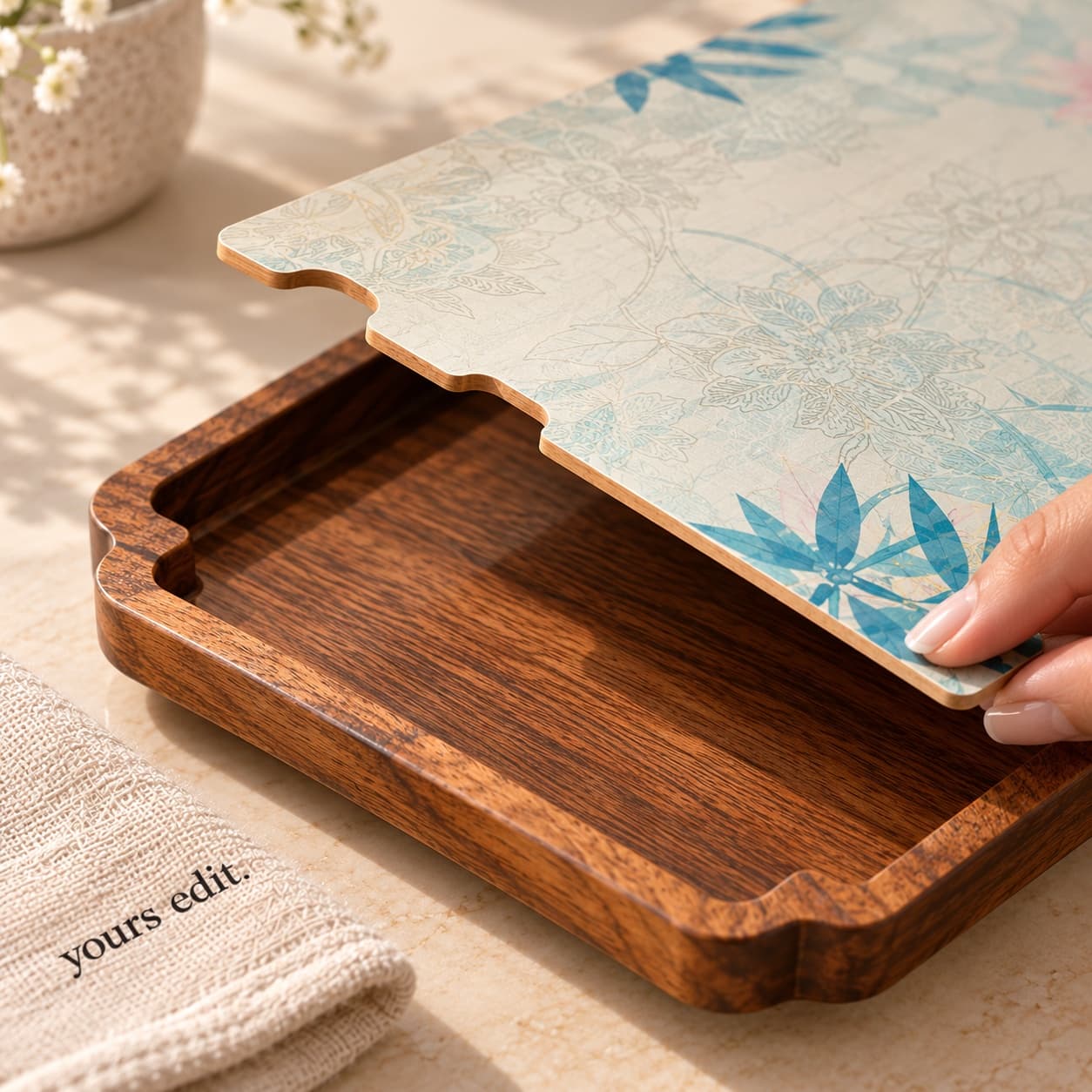 Guofeng Bamboo Tea Tray thumbnail 3