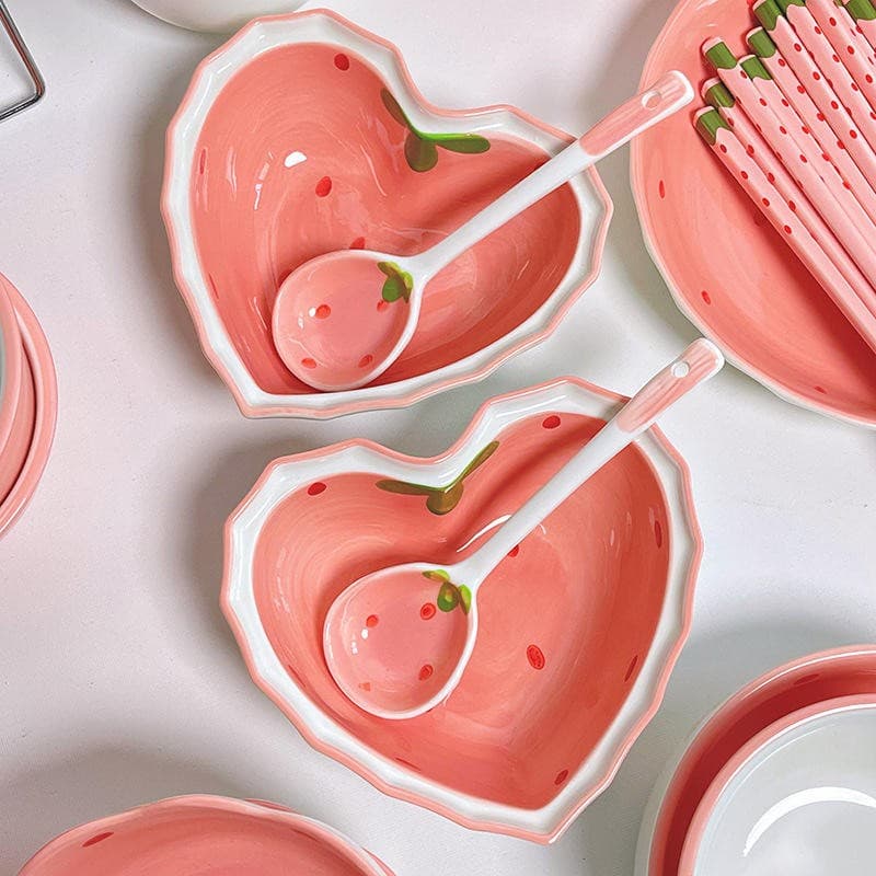 Heart Bowl & Spoon Set thumbnail 2