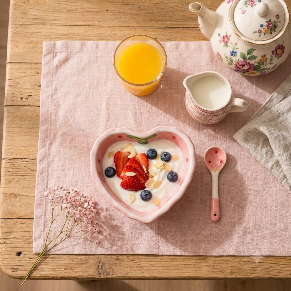 Heart Bowl & Spoon Set thumbnail 3