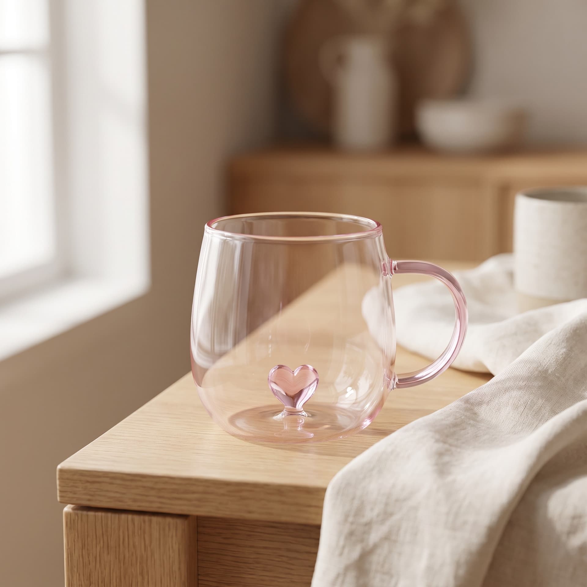 Heart Ombre Pink Cup by Yours Edit