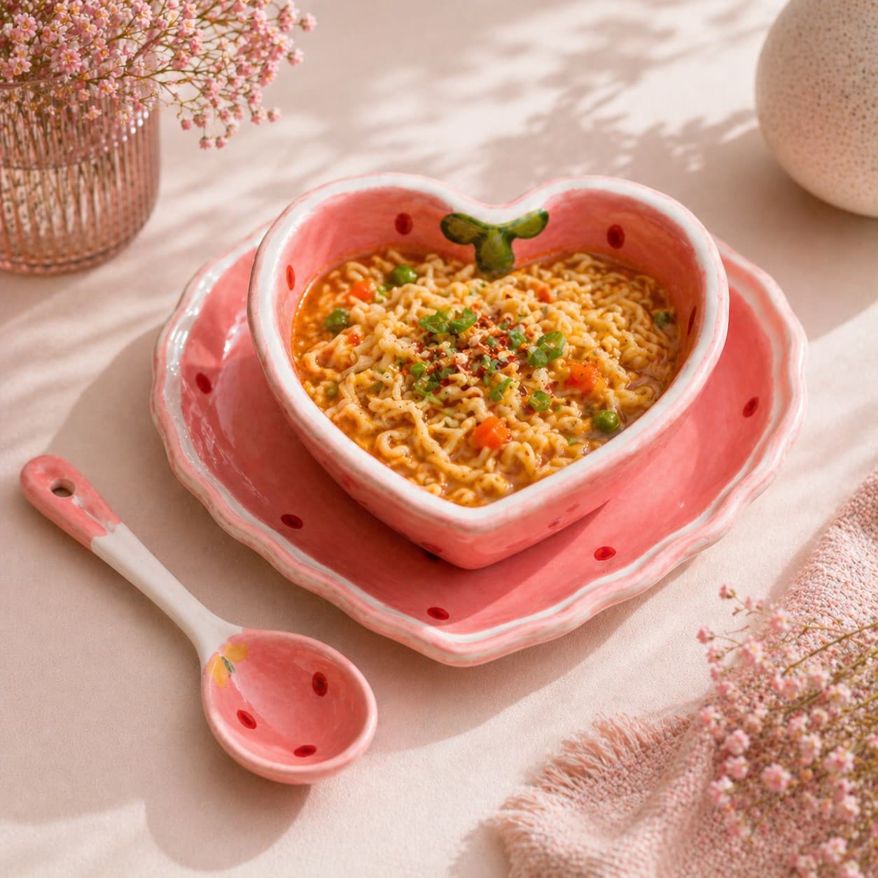 Heart Shape Bowl and Plate Set thumbnail 3