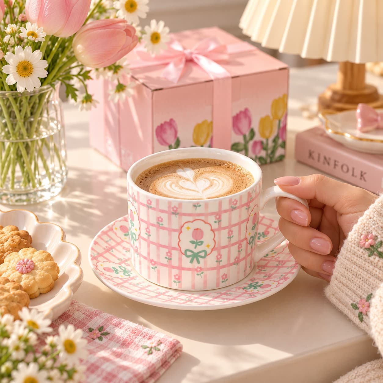 Korean Style Cup and Saucer Gift Box thumbnail 4